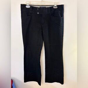 Banana Republic Sloan Fit Black Wide Leg Trousers